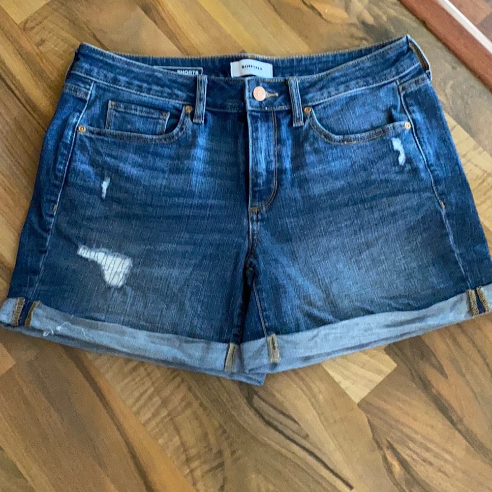 Denim shorts